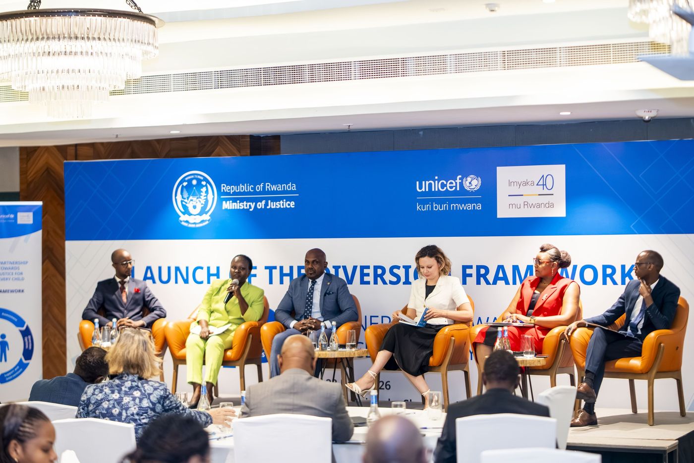 Panel discussion at the launch