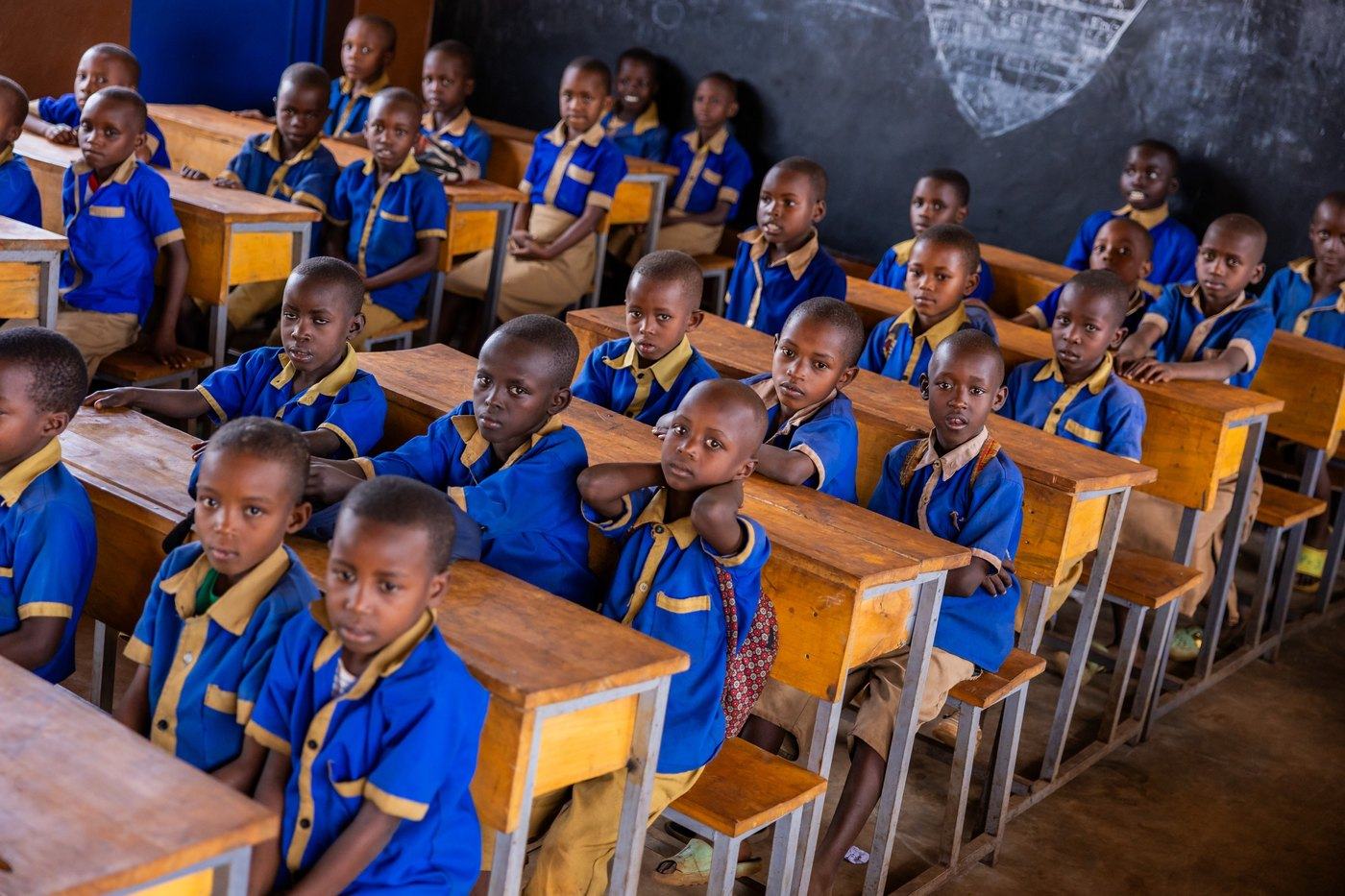 A full classroom, ready to learn