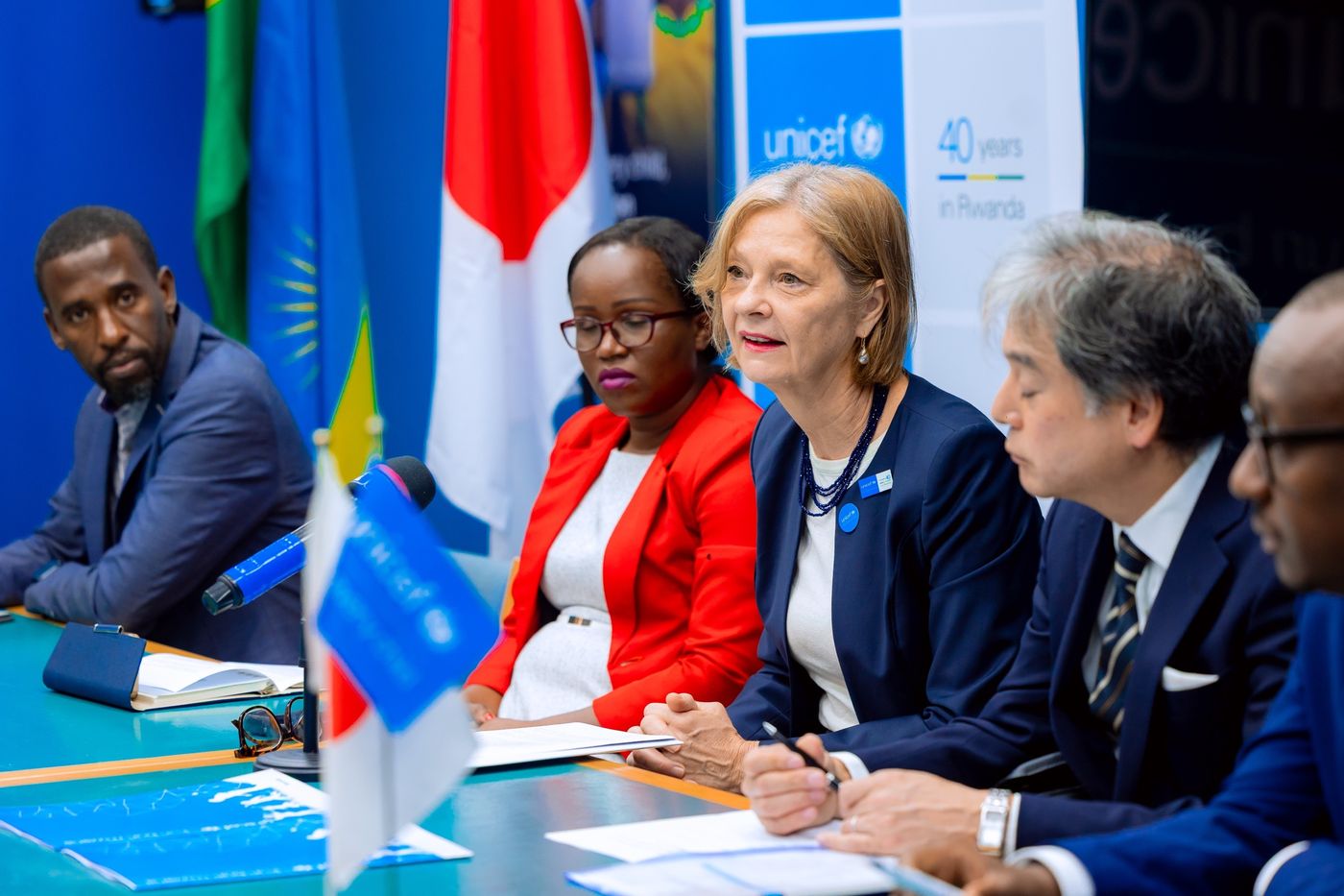 Partner announcement press conference, Kigali.